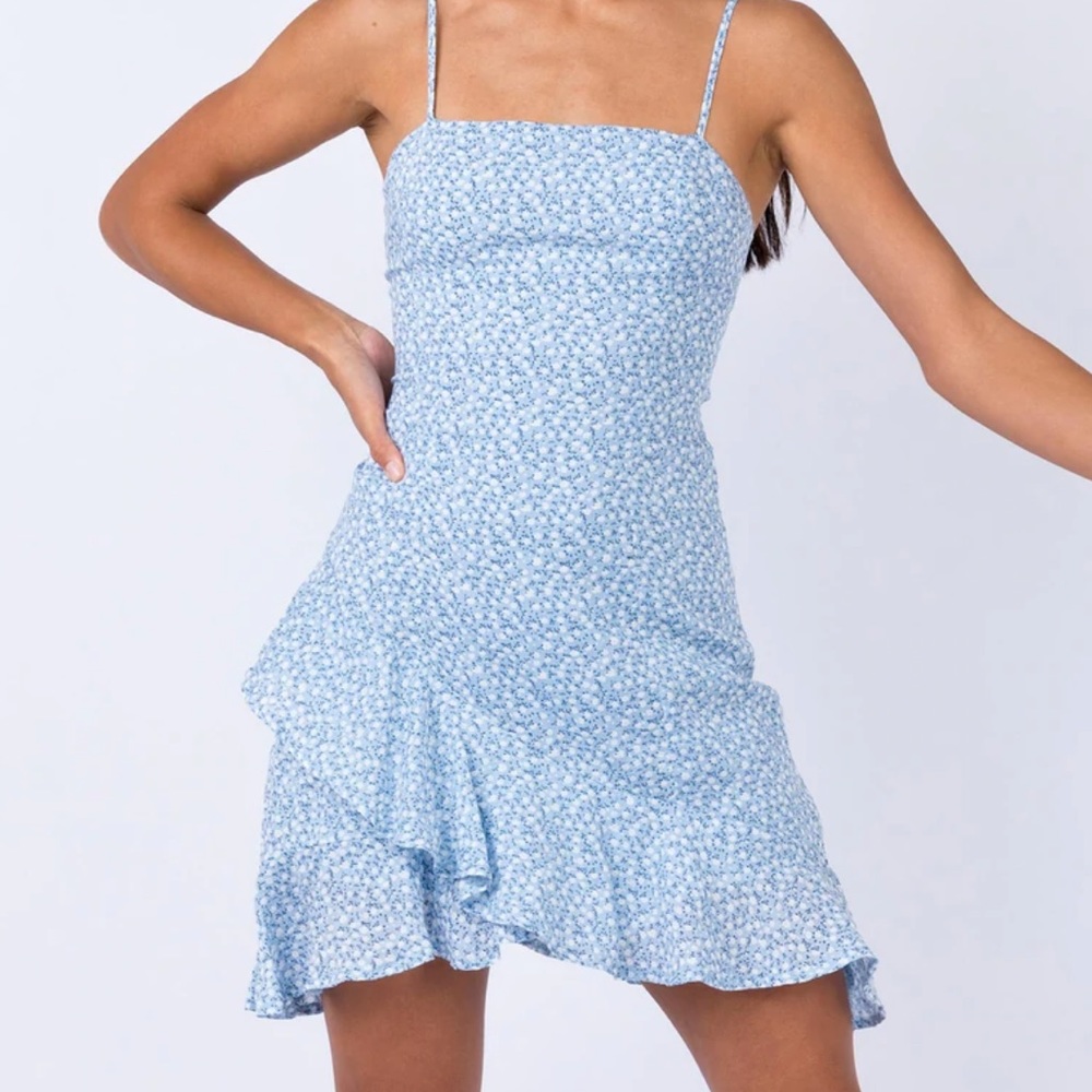 Princess Polly Grasby Mini Dress Blue